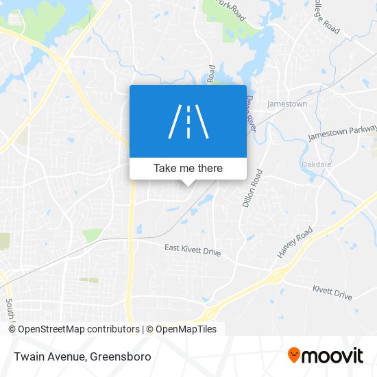 Mapa de Twain Avenue