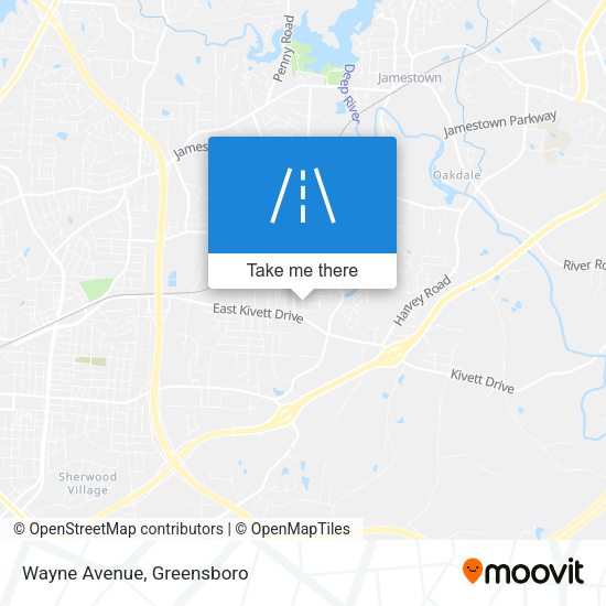 Mapa de Wayne Avenue