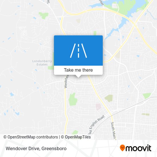 Wendover Drive map