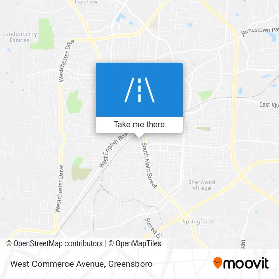 Mapa de West Commerce Avenue