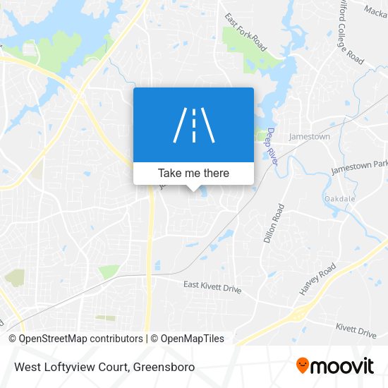 West Loftyview Court map