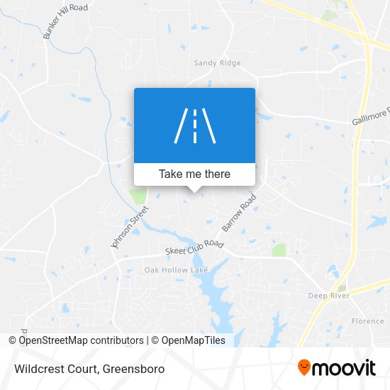 Wildcrest Court map