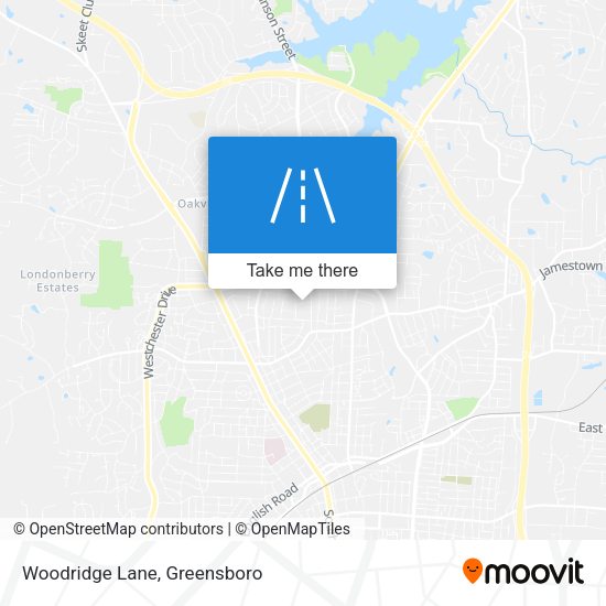 Mapa de Woodridge Lane