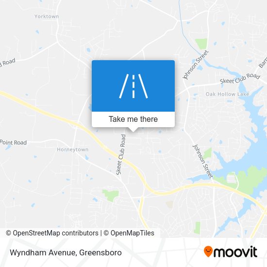 Wyndham Avenue map