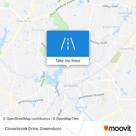 Mapa de Cloverbrook Drive