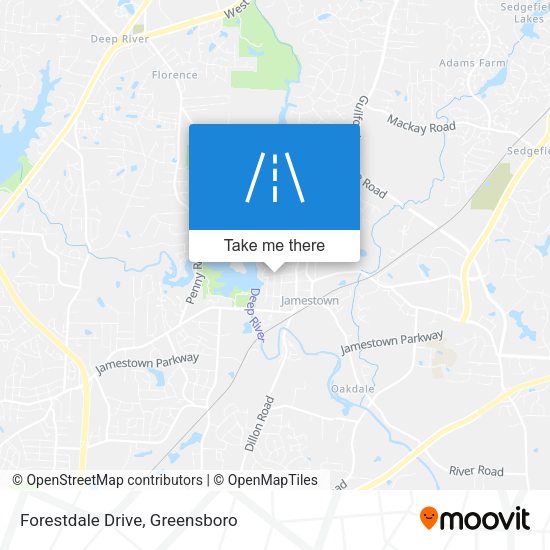 Forestdale Drive map