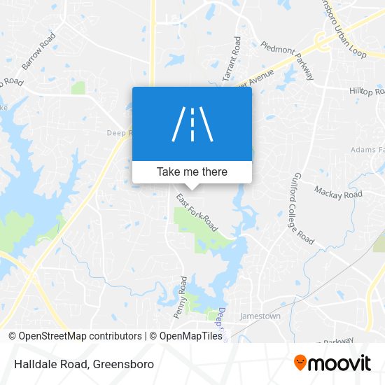 Mapa de Halldale Road