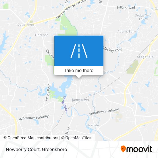 Newberry Court map
