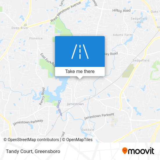 Mapa de Tandy Court