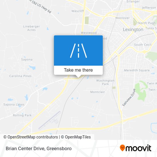 Brian Center Drive map