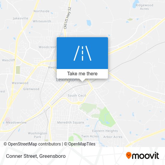 Mapa de Conner Street