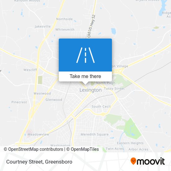 Courtney Street map