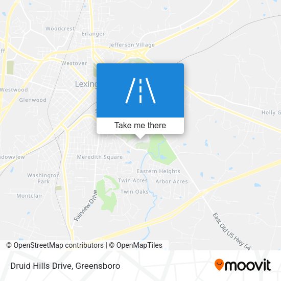 Mapa de Druid Hills Drive