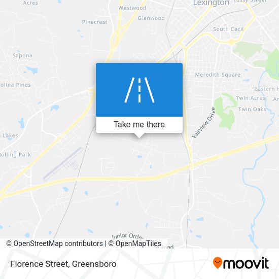 Florence Street map