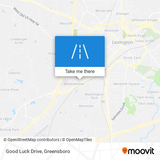 Good Luck Drive map