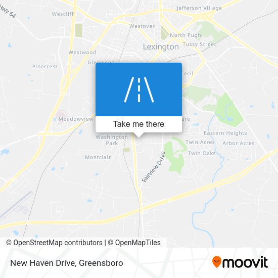 New Haven Drive map