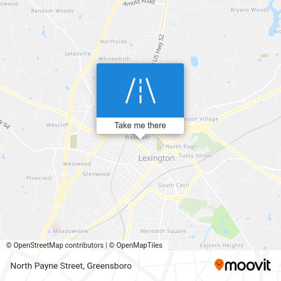 Mapa de North Payne Street