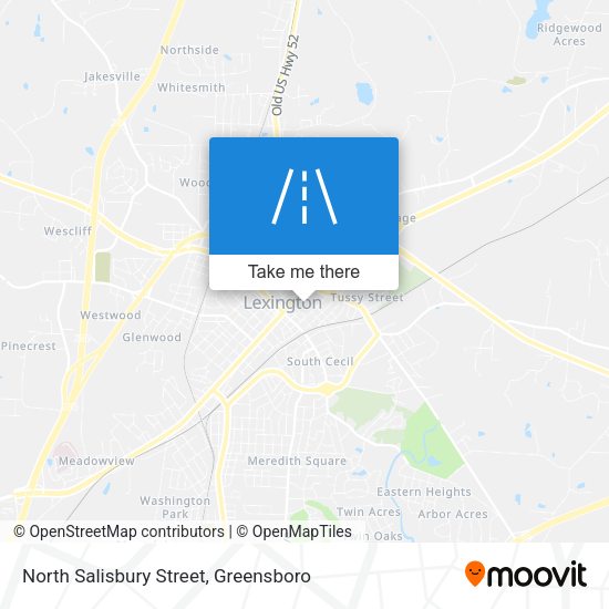 North Salisbury Street map