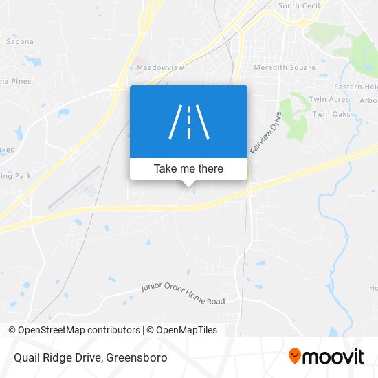 Quail Ridge Drive map