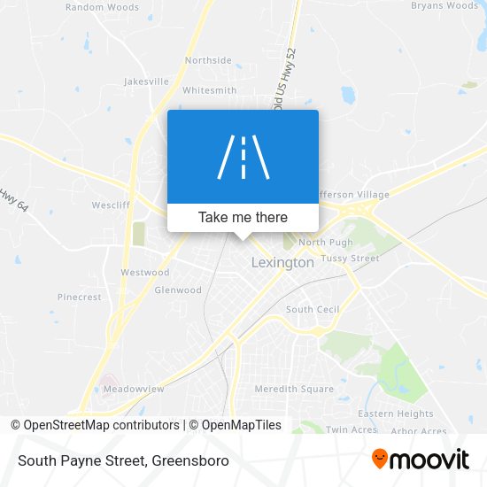 South Payne Street map