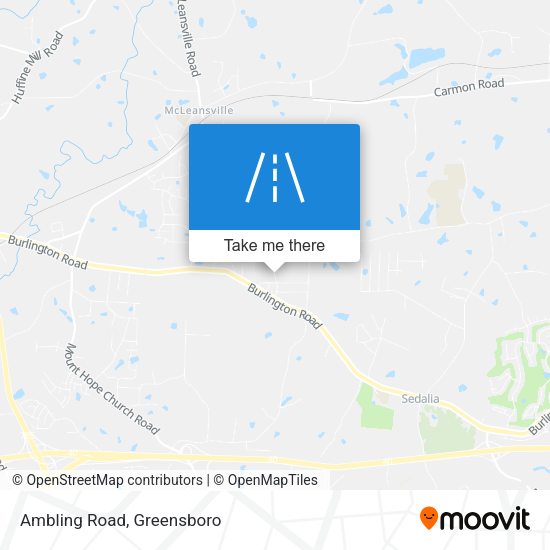 Mapa de Ambling Road