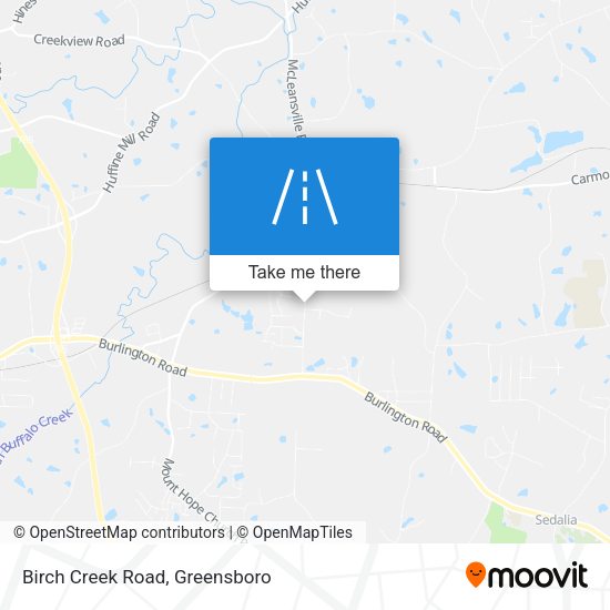 Mapa de Birch Creek Road