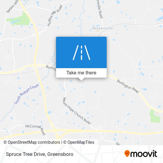 Spruce Tree Drive map