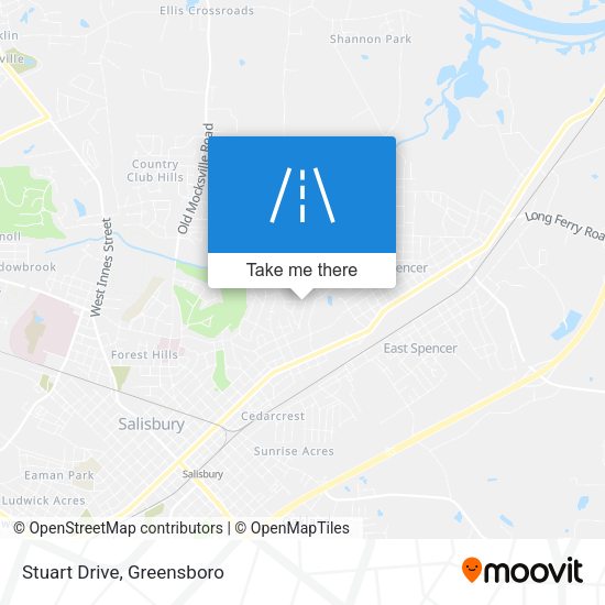 Mapa de Stuart Drive