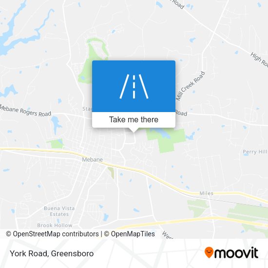 Mapa de York Road