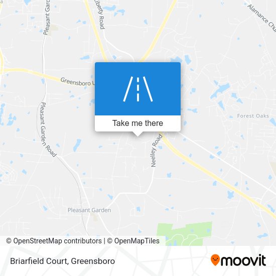 Mapa de Briarfield Court