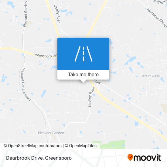 Dearbrook Drive map