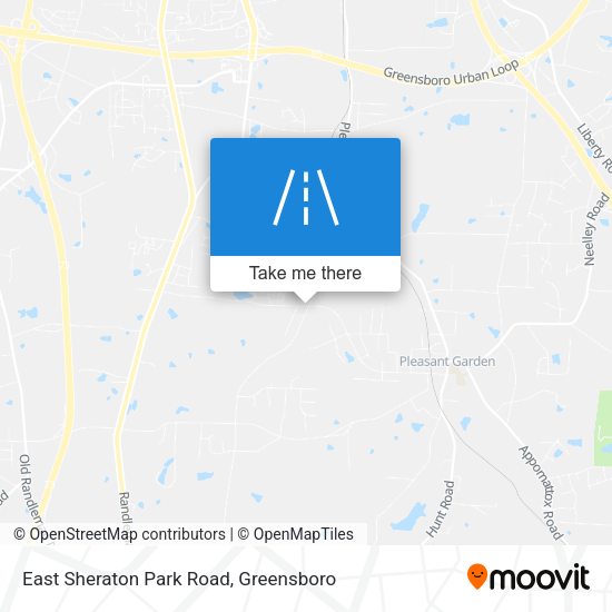 East Sheraton Park Road map