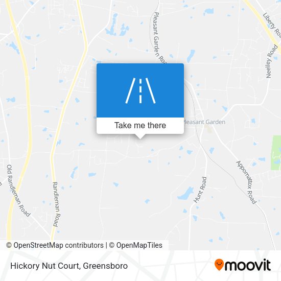 Mapa de Hickory Nut Court