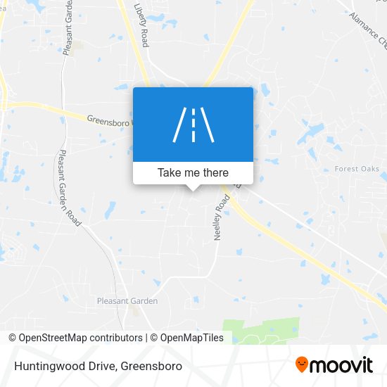 Mapa de Huntingwood Drive