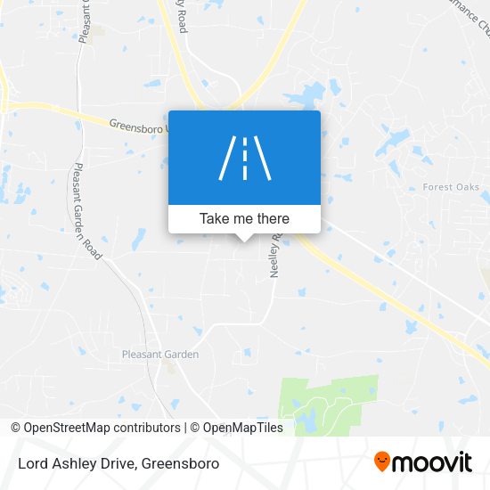 Lord Ashley Drive map