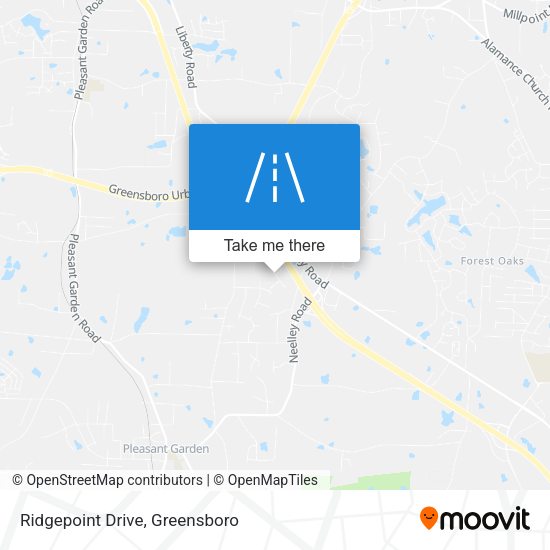 Ridgepoint Drive map