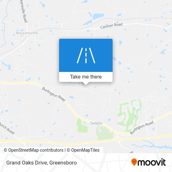 Grand Oaks Drive map