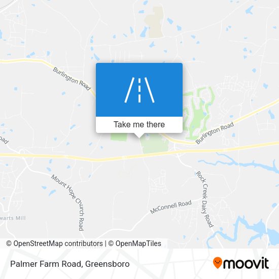 Palmer Farm Road map