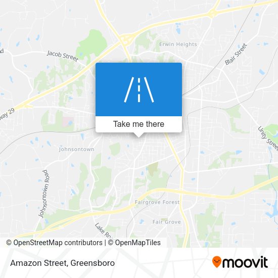 Amazon Street map