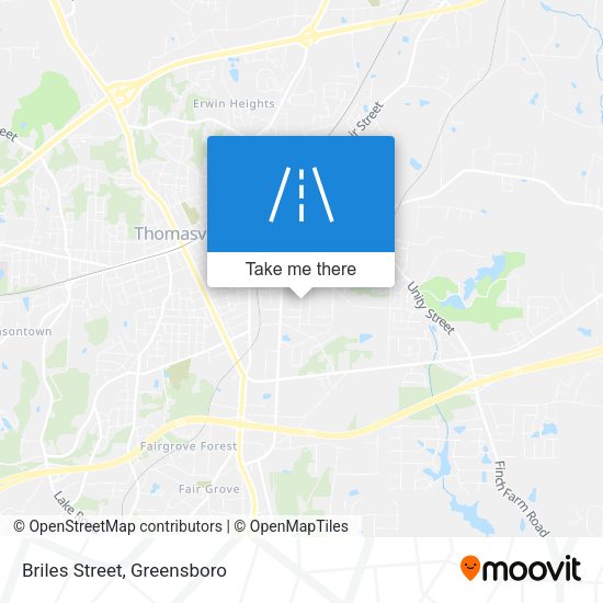 Mapa de Briles Street
