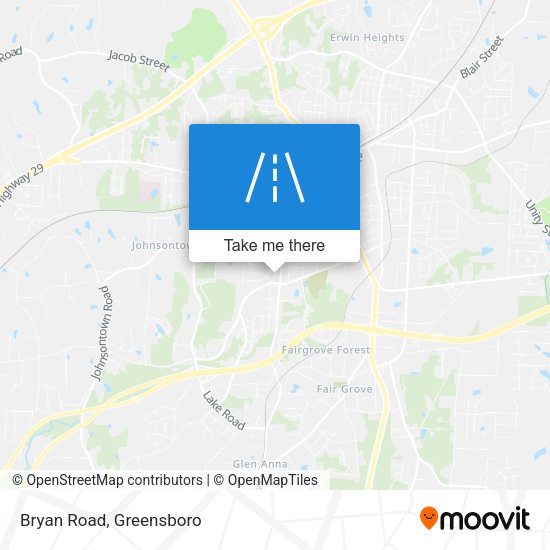 Bryan Road map