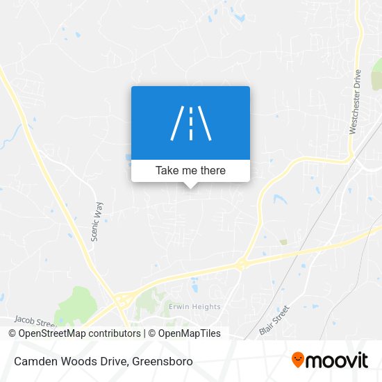 Camden Woods Drive map