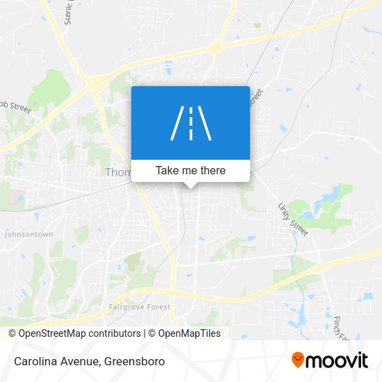 Mapa de Carolina Avenue