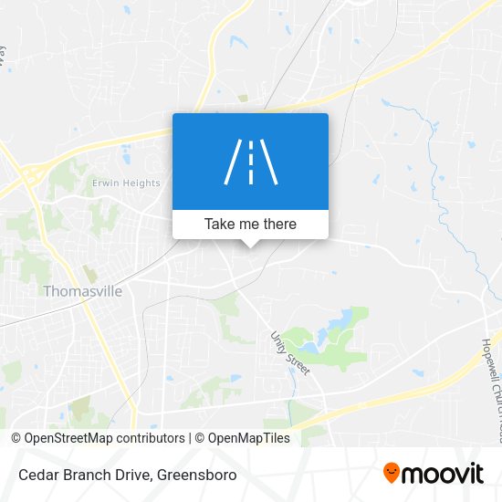 Mapa de Cedar Branch Drive