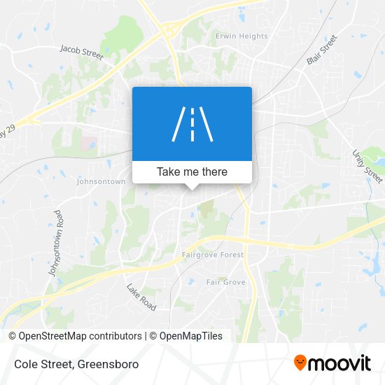 Mapa de Cole Street