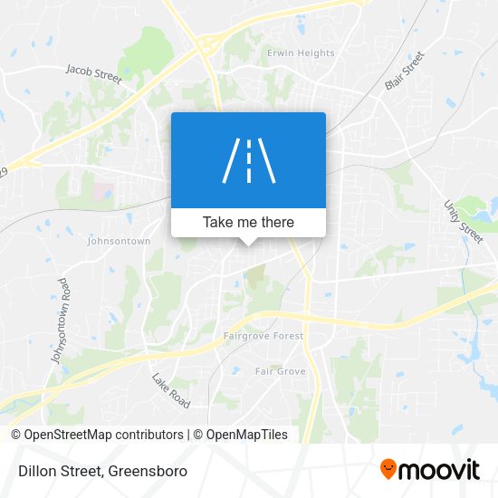 Mapa de Dillon Street