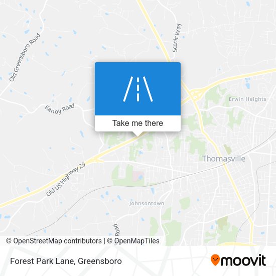 Mapa de Forest Park Lane
