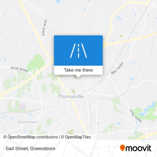 Mapa de Gail Street
