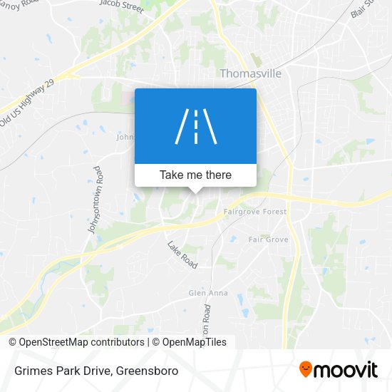 Grimes Park Drive map