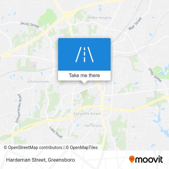 Hardeman Street map